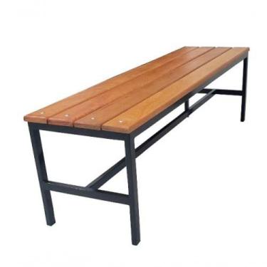 Imagem de Banco Para Vestiário Linha Vestiário G4 Marrom - DESIGN OFFICE MÓVEIS