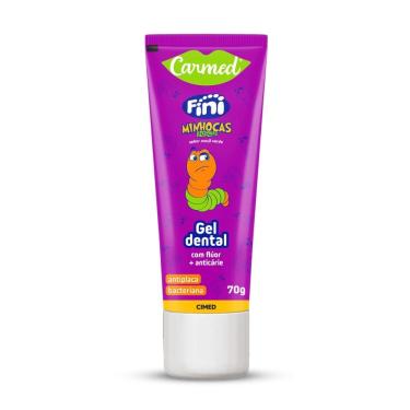 Imagem de Gel Dental Carmed Fini Minhocas Azedinhas com Flúor 70g