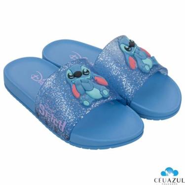 Imagem de Sandália Papete Infantil Feminino Grendene Disney Stitch Filme Stich L