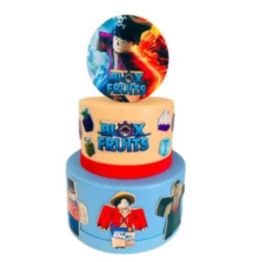 Imagem de Bolo fake blox fruits - Catavento Festa dos Sonhos