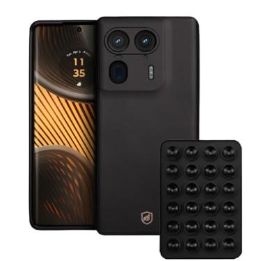 Imagem de Gshield Capa Case Capinha Silicon Veloz + Ventosa (preto, Motorola Moto Edge 50 Ultra)