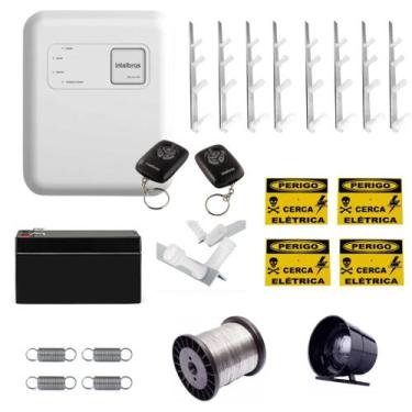 Imagem de Kit Cerca Elétrica Intelbras ELC 5001 Residencial com Hastes e Alarme 