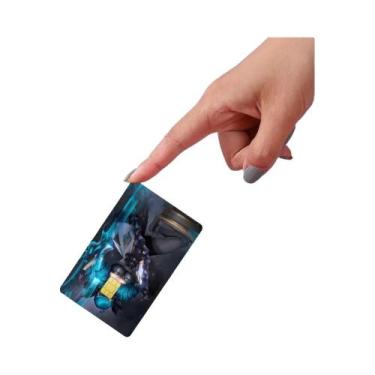 Imagem de Gwen League of Legends Anime Adesivo 3D Filme Capa De Pele Para Cartão