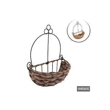 Imagem de Vaso Decorativo Plástico 29cm Meia LUA Color - Tudo em Caixa