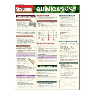 Imagem de Resumão Exatas - Química - Solução de Problemas