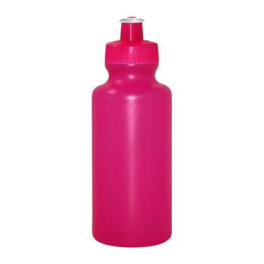 Imagem de Kit 50 Squeezes 550Ml Rosa Neon Plástico Premium