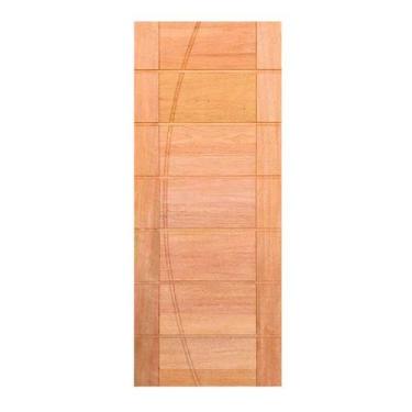Imagem de Porta de Madeira BBB Friso Arco Maciça Cedro Arana Casmavi, 82cm x 210