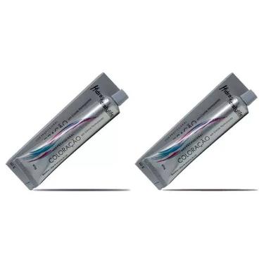 Imagem de Kit 01 Tinta Preto Azulado 1 e 01 Tinta Azul Royal Mairibel