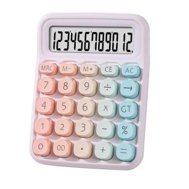 Imagem de Calculadora mecânica PUNGLTD Cute LCD de 12 dígitos
