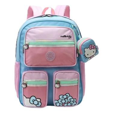Imagem de Mochila Hello Kitty T01 - Tam 17 - Xeryus - 114330 Cor Azul