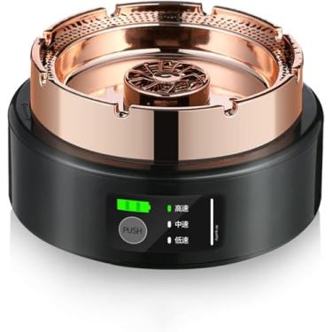 Imagem de Cinzeiro Inteligente Purificador De Ar Filtro Multifuctioal Cinzeiro Doméstico Smokig Além De Fumo Passivo, Rose Gold