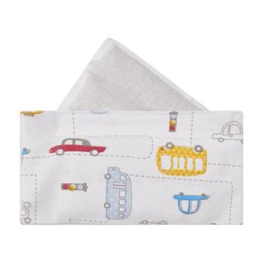 Imagem de Faixa Abdominal Térmica Com Ervas Sementes Para Bebê Anti-Cólica Em Malha Estampada 70cm X 9cm (Carros)