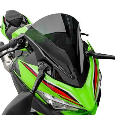 Imagem de Defletor de para-brisas de motocicleta para Ninja 400 250 Ninja400 Ninja250 2018 2019 2020 2021 2022 2023 2024, fumê