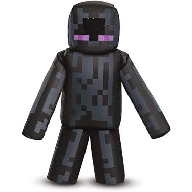 Imagem de Enderman Costume, Inflatable Minecraft Costumes for Kids, Child Size Fan Operated Expandable Blow Up Suit Black