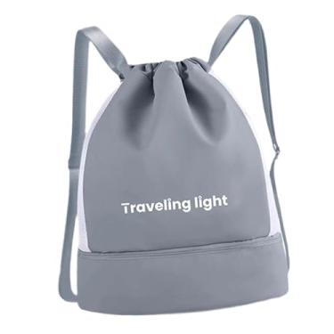 Imagem de UGPLM Bolsa de natação com abertura ampla para piscina, acampamento, ar livre, praia e litoral, Azul