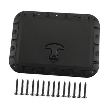 Imagem de Deevoka Placa de inspeção marítima, acessórios resistentes, peças de reparo, tampa de escotilha de barco para iate marítimo, maioria dos barcos americanos, com Parafusos