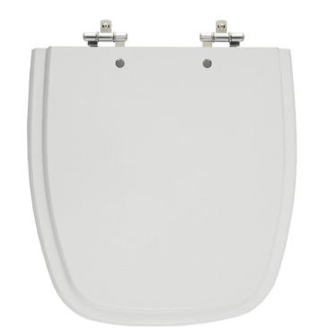 Imagem de Assento Laqueado Versato/Fit Cinza Prata Tampa Vaso Celite