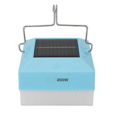 Imagem de Fockety LENTRADA DE CAMPING LED, Recarregável DE 2400mAh Solar USB C Luz DE Tenda Portátil Com Brilho Ajustável e Modo SOS, para Acampar para Caminhadas Ao Ar Livre DE Emergência