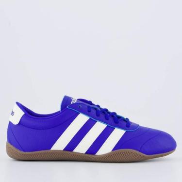 Imagem de Tênis Adidas Grand Court Lo Feminino Azul, 37