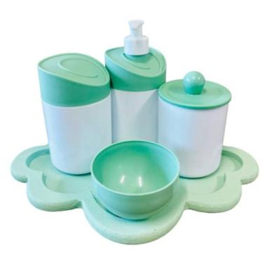 Imagem de Kit Baby Higiene SEM PERSONALIZAR c/bandeja Nuvem COLORIDA - Senior, V