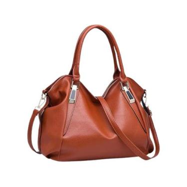 Imagem de Bolsa De material ecológico Feminina Marrom c/ Alca Tiracolo - Sou Mai