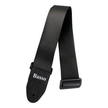Imagem de Correia Basso Basica Ny-01 Sintético Preta P/ Baixo Violão