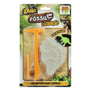 Imagem de Dino Fossil Escavação Figuras Surpresas Que Brilha No Escuro Dinossaur