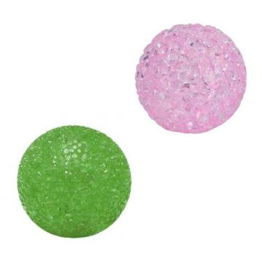 Imagem de 2x Bola Bolinha Brinquedo Pet C/ Guizo Sino P - Cães Gatos - LUNA , Bo
