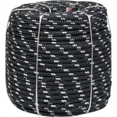 Imagem de Corda Poliest.Firmeza Branco/Preto 08Mm Rl/240