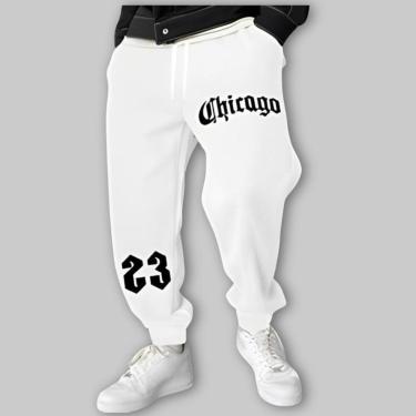 Imagem de Calça Moletom Treino Confortavel Estilo Despojado c/bolso Flanelado-Masculino