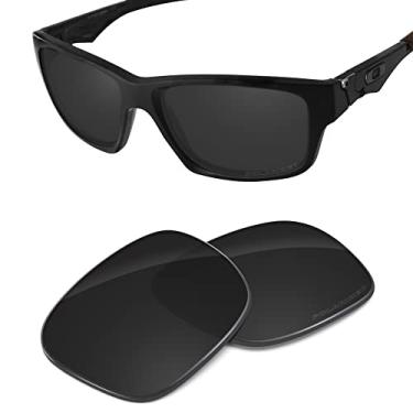 Imagem de Tintart Lentes de desempenho compatíveis com Oakley Jupiter Squared polarizadas gravadas, Preto de carbono - Elite polarizado, Tamanho �nico