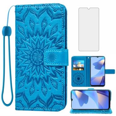 Imagem de Asuwish Capa de telefone para Samsung Galaxy A16 5G/4G carteira com protetor de tela de vidro temperado e couro de girassol capa flip fina suporte para cartão acessórios de celular A 16 16A SM-A166U