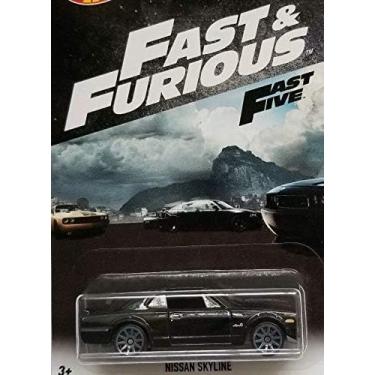 Imagem de Hot Wheels Fast and Furious 2018 Series Black Nissan Skyline DIE-CAST Exclusive, F&F Nissan