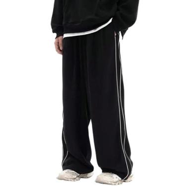 Imagem de Calças de moletom ZAFUL Parachute Y2k Baggy Track Pants para homens