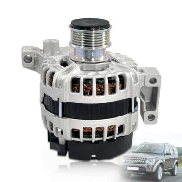 Imagem de Alternador LR028121 12V 180A compatível com Land Rover Range Rover Evoque 2012-2018, 2013 2014 2015 LR2, Discovery Sport 2015, CCW, polia de 6 sulcos no sentido horário, substituição # 11722N