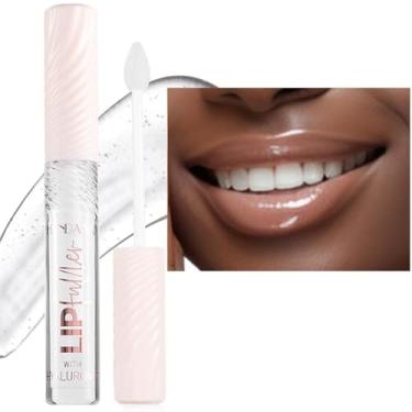 Imagem de Daeuwiutr Crystal Lip Gloss Lip Plumper Gloss Gloss Colorido Lip Oil Kids Teens Hidratante Batom Lip Balm de Alto Brilho e Vegano Brilho Labial para Mulheres Meninas Cuidados Labiais Secos de Longa