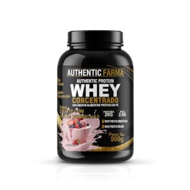 Imagem de Whey Concentrado Sabor Iogurte com Frutas Vermelhas, Proteína 26g, BCAA 2,6g, Peso líq. 900g