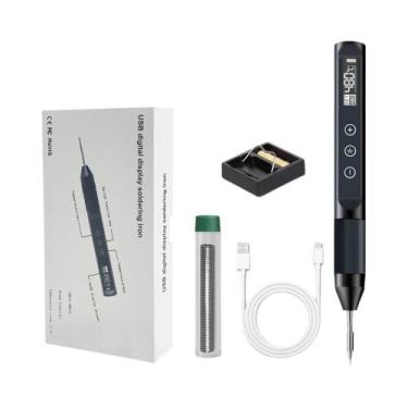 Imagem de Estação De Soldagem Inteligente USB Ajustável De 30W Com Display LCD 1