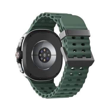 Imagem de Pulseiras esportivas Ocean compatíveis com Samsung Galaxy Watch 8 de 40 mm e 44 mm/8 Classic de 46 mm, sem lacunas, para Galaxy Watch 8 Classic/ 8 para homens e mulheres