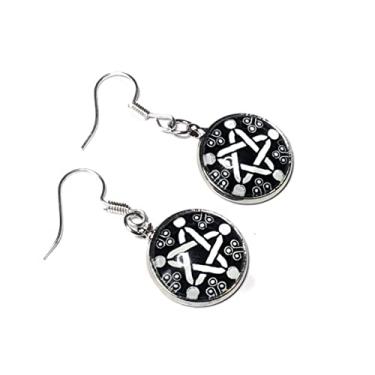 Imagem de Brincos Yennefer, One Size, Resina, Sem pedra preciosa