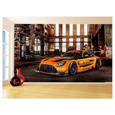 Imagem de Papel De Parede 3D Carro Mercedes Gt Coupe Amg 3,5M Car242