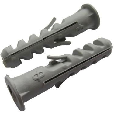 Imagem de Bucha De Fixação 8 Mm De Nylon Com Anel 10 Peças - Buc404 - Foxmix Bucha Fixacao 8mm C-anel Nylon C-10pcs Buc404