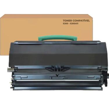 Imagem de Toner E250A11L Compatível para impressoras Lexmark E350dn E352 E352d E