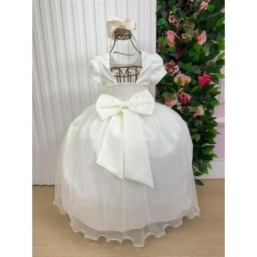 Imagem de Vestido Longo Infantil Dama de Honra Daminha Off Selena - Fabuloso Ate