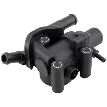 Imagem de BOXI Conjunto de carcaça do termostato de refrigeração do motor 902-200 serve para Ford Contour 1999-2000 Escort 2000 2002-2003 Focus 2002-2004 / para Mercury Cougar 1999-2002 Mystique 1999-2000