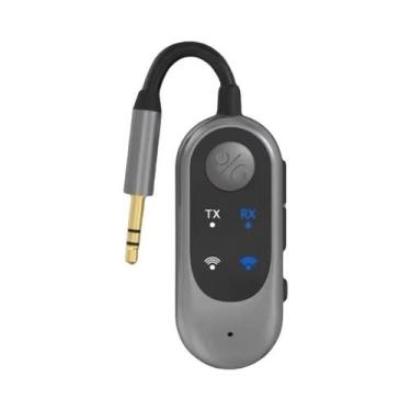 Imagem de Adaptador De Áudio Sem Fio Bluetooth 5.3 Transmissor Receptor 3.5mm AU
