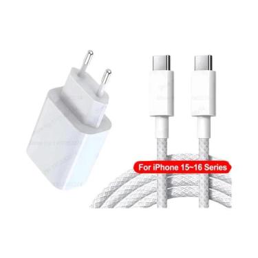 Imagem de Carregador Rápido PD USB Tipo C De 35W Para iPhone 16 15 14 13 12 11 p