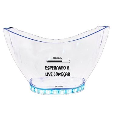 Imagem de Champanheira Com Led Personalizada Para Live