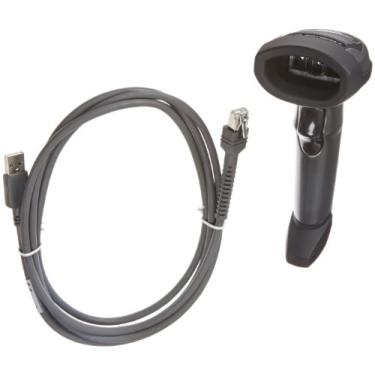 Imagem de Symbol LI2208 Scanner portátil de código de barras de linha única com interface USB e suporte, taxa de digitalização de 547 scan/s, 5 VDC, Twilight Black