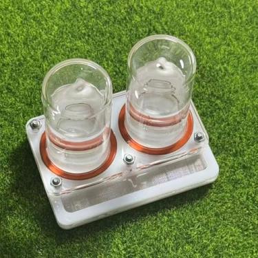 Imagem de Alimentador de água Arylic Ant Farm com torres duplas, alimentador de água de grande capacidade, tubo de ensaio de vidro de fácil recarga, sistema de hidratação para colônia de formigas, répteis